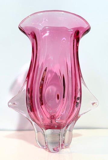Josef Hospodka artistic Vase - Vaas - handgeblazen glas