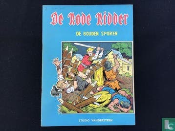 Rode Ridder, De [Vandersteen] - De gouden sporen - 1960, Eén stripboek, Verzenden, Gelezen, Rop, Edward De, Studio Vandersteen, Vandersteen, Willy, Verschuere, Karel.