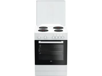 Beko FSS66000GW - Fornuis - 4 keramische kookzones - Wit, Verzenden, Zo goed als nieuw