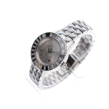 Dior Christal CD113113; Dames Horloge met Diamanten, Overige merken, Polshorloge, Overige materialen, Ophalen of Verzenden