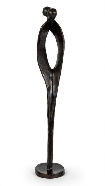 Abdoulaye Derme - sculptuur, Sculpture abstraite de couple