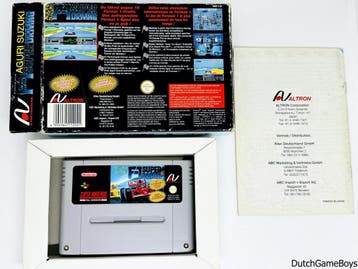 Super Nintendo / Snes - Aguri Suzuki - F-1 Super Driving - F, Verzenden, Gebruikt