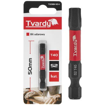 T40 Bit 50mm S2 - Schroefbit - Boorbit - Bitje - Slagbit, Ophalen of Verzenden, Nieuw