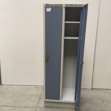 2-deurs Oostwoud kledinglocker - 185x63x50 cm, Huis en Inrichting, Kasten | Lockerkasten, Ophalen of Verzenden, Nieuw