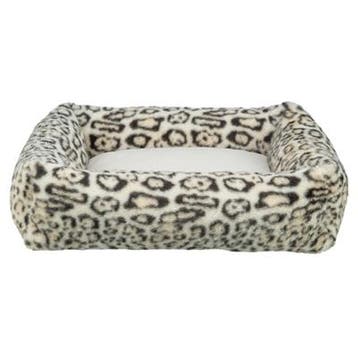Hondenmand Trixie Leo Hoekig Panterprint Crème – Luxe Plu, Dieren en Toebehoren, Verzenden, Nieuw