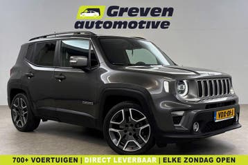 Jeep Renegade 1.3T Limited 151PK | Grijs Kenteken | VAN |, Euro 6, Adaptieve lichten, Nieuw, Zilver of Grijs