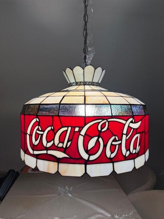 Extravagante XXL Tiffany stijl hanglamp - CEILING COLA, Antiek en Kunst, Kunst | Designobjecten