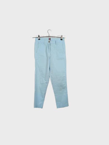 Tommy Hilfiger Chinos Dames maat XXS Blauw Vintage, Ophalen of Verzenden, Nieuw