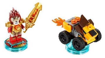 LEGO Dimensions 71222 Fun Pack Chima (Laval + Mighty Lion Ri, Verzenden, Zo goed als nieuw