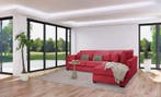 Loveseat Almere - loveseats - Rood, Huis en Inrichting, Nieuw, Rood, Stof