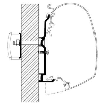 Thule Bürstner Adapter 2017, Ophalen of Verzenden, Nieuw