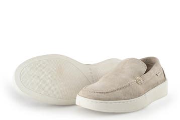 Manfield Instappers Jongens in maat 39 Beige, Verzenden, Jongen of Meisje, Schoenen, Zo goed als nieuw