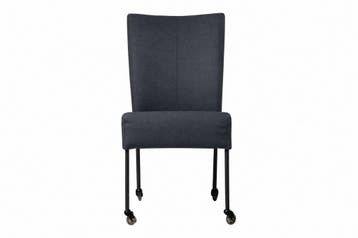 Eetkamerstoel Wiske - eetkamerstoelen - Antraciet, Nieuw, Stof