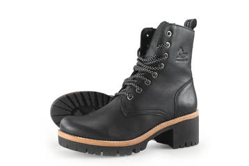 Panama Jack Veterboots in maat 39 Zwart, Kleding | Dames, Schoenen, Verzenden, Zwart, Overige typen, Zo goed als nieuw