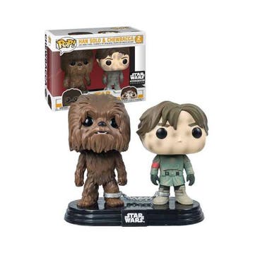 Funko Pop Star Wars  Han Solo & Chewbacca  Smugglers Bounty, Verzenden, Nieuw