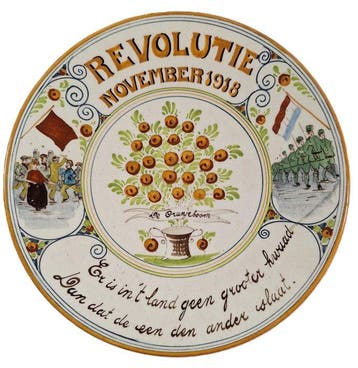 Plateelbakkerij Ivora - Bord - Aardewerk - Herdenkingsbord