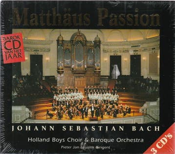 Johann Sebastian Bach - Holland Boys Choir, Baroque Orchestr, Ophalen of Verzenden, Gebruikt