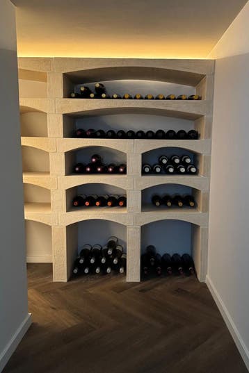 Elegance modulair stenen wijnrek NIEUW, Huis en Inrichting, Woonaccessoires | Wijnrekken, Overige materialen, Verzenden, Nieuw
