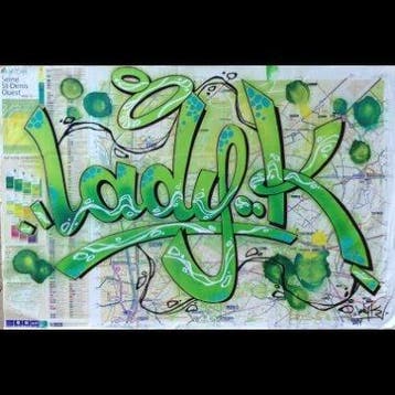 Lady K (1978) - Green Lady sur plan Seine St Denis