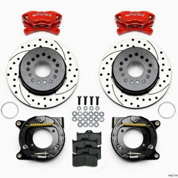 Wilwood Forged Dynalite P/S P-B Kit Drilled-Red Chevy 12, Ophalen of Verzenden, Nieuw
