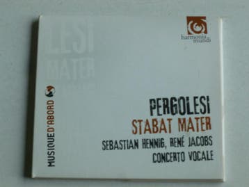Pergolesi - Stabat Mater/ Hennig, Rene Jacobs, Ophalen of Verzenden, Zo goed als nieuw