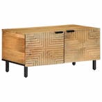vidaXL Salontafel 80x50x40 cm massief mangohout bruin, Huis en Inrichting, Tafels | Salontafels, Verzenden, Nieuw, Overige houtsoorten