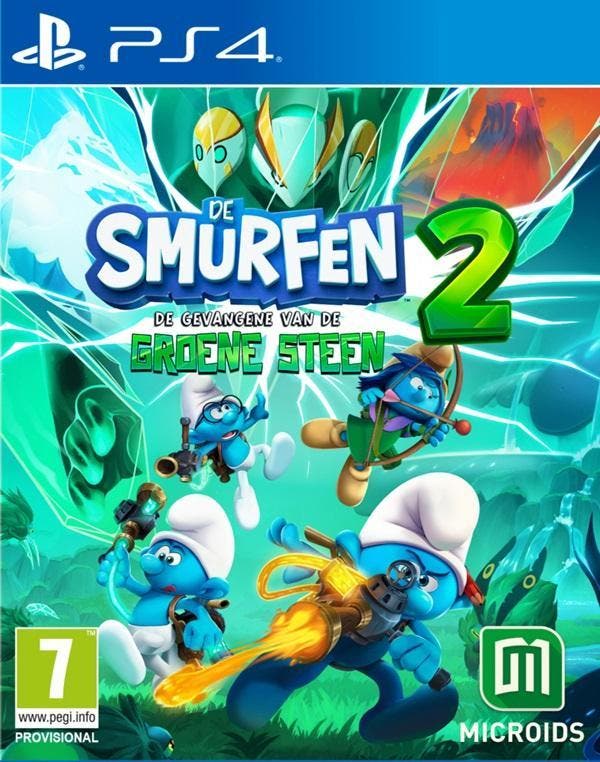 De Smurfen 2: De Gevangene van de Groene Steen PS4, Spelcomputers en Games, Games | Sony PlayStation 4, 2 spelers, Zo goed als nieuw