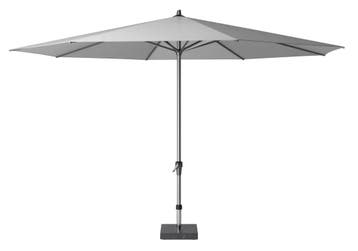 Platinum 400Ø Riva antraciet frame light grey doek - Parasol, Nieuw