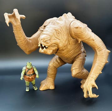 Kenner Star Wars Rancor Monster 1984 doos + Gamorrean Guard, Gebruikt