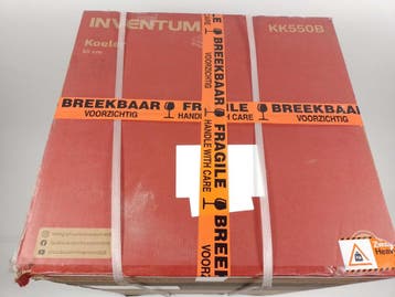 Inventum Koelkast 131L - KK550B - Zwart, Verzenden, Nieuw