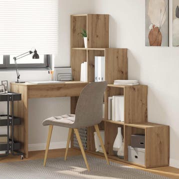 vidaXL Hoekbureau Artisan Eiken 101,5 x 149,5 x 149,5 cm, Verzenden, Nieuw