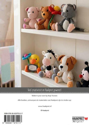 10 Wensdieren Haken - Haakpret Anja Toonen - Digitaal Haak, Ophalen of Verzenden, Nieuw