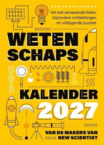Wetenschapskalender 2027 |  | Nieuw, Ophalen of Verzenden, Nieuw