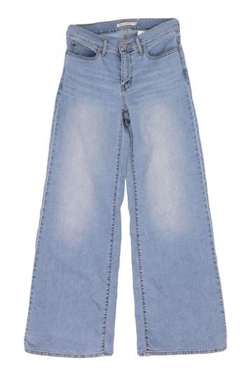 Levis Broek in maat 28 Blauw, Levi's, Verzenden, Gedragen, Blauw