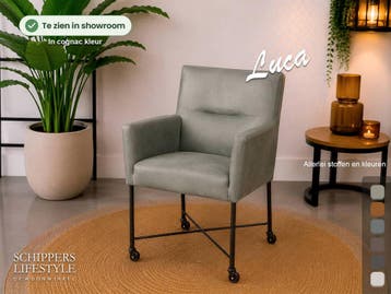 Eetkamerstoel Luca, Huis en Inrichting, Stoelen, Nieuw, Overige kleuren, Eén