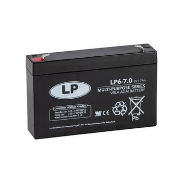 Landport (LP) VRLA-LP accu 6 volt 7,0 ah LP6-7,0, Computers en Software, Ophalen of Verzenden, Nieuw