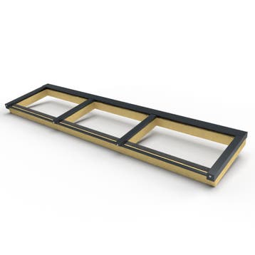 Zelfbouw lessenaars lichtstraat vaste maat 3 vaks - 3460x840, Ophalen of Verzenden, Nieuw