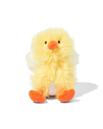 HEMA Omkeerbare knuffel eend-kuiken 12cm, Kinderen en Baby's, Speelgoed | Knuffels en Pluche, Verzenden, Nieuw
