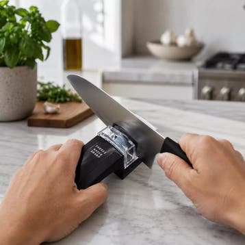 Yaxell Compacte handmatige messenslijper - WA400 korrel -..., Ophalen of Verzenden, Nieuw, Overige typen