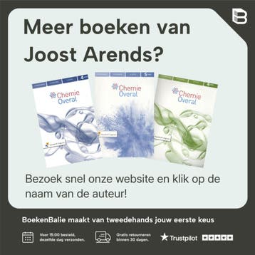 4 vwo scheikunde / Chemie Overal / Leerboek - Joost Arends, Boeken, Verzenden, Gelezen, Joost Arends