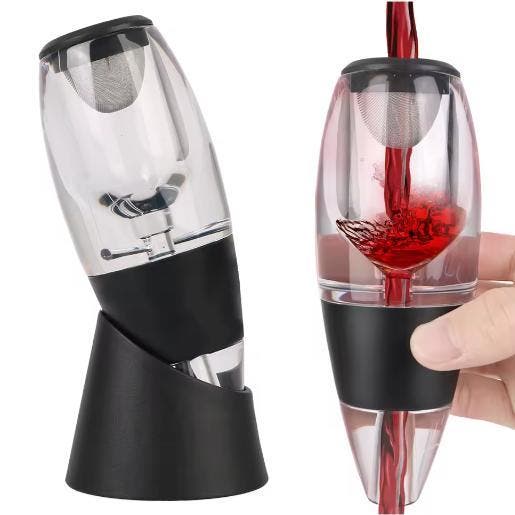 Wijnbeluchter Dispenser met Filter en Basis voor Rode Wijn, Witgoed en Apparatuur, Koelkasten en IJskasten, Nieuw, Verzenden