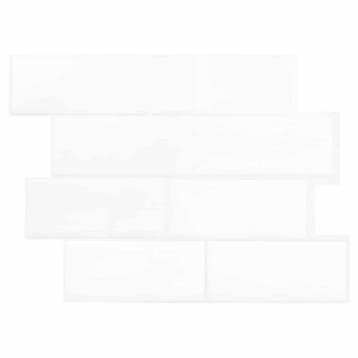 vidaXL Subway Tegel 50 pcs Wit 29 x 21 cm Polyurethaan en, Hobby en Vrije tijd, Verzenden, Nieuw