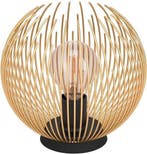 EGLO Venezuela Tafellamp - E27 - Ø 23,5 cm - Goud/Zwart, Verzenden, Nieuw