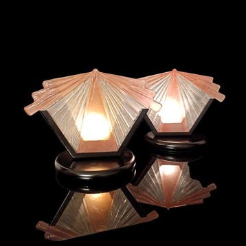 stile Art Deco, - Tafellamp (2) - Muranoglas