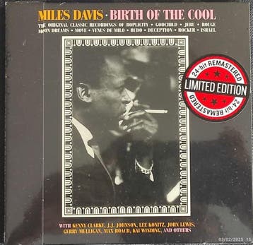 Miles Davis – Birth Of The Cool 8436539312680 (1-CD-Softpack, Ophalen of Verzenden, Nieuw in verpakking