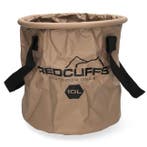 Emmer | Redcliffs | 10 liter (Opvouwbaar, Bruin, Kunststof), Verzenden