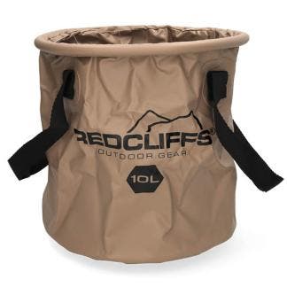 Emmer | Redcliffs | 10 liter (Opvouwbaar, Bruin, Kunststof), Verzenden