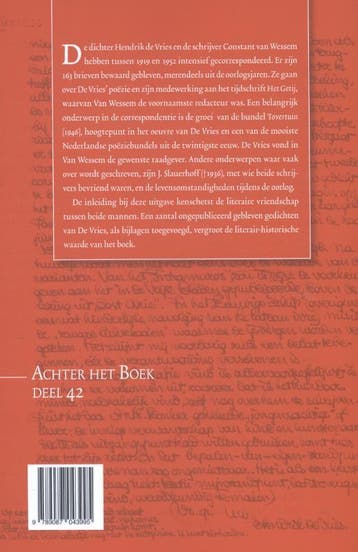 Brieven 1919-1952 / Achter het Boek / 42 9789087043995, Verzenden, Zo goed als nieuw, Constant van Wessem