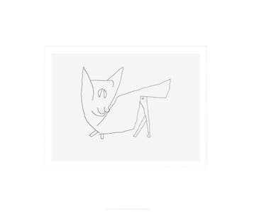 Kunstdruk Paul Klee - Le Petit Chat 60x50cm, Verzenden, Nieuw