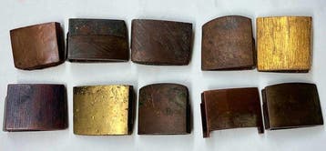 10 habaki voor katana, zwaard, wakizashi, tanto-set - Japan